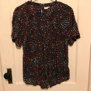 Gap floral print blouse